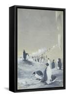 Emperor Penguin at Cape Crozier, Mar 28, 1911-Edward Adrian Wilson-Framed Stretched Canvas