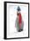 Emperor Penguin Chick Wearing Hat and Scarf-null-Framed Photographic Print