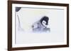 Emperor Penguin Protecting Offspring from the Cold-DLILLC-Framed Photographic Print