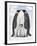 Emperor Penguin, Two Adults with Chick-null-Framed Photographic Print