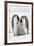 Emperor Penguin, Two Adults with Two Chicks-null-Framed Photographic Print