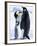 Emperor Penguins (Aptenodytes Forsteri) and Chick, Snow Hill Island, Weddell Sea, Antarctica-Thorsten Milse-Framed Photographic Print