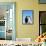 Emperor Penguins Greeting-John Conrad-Framed Stretched Canvas displayed on a wall