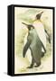 Emperor Penguins-null-Framed Stretched Canvas