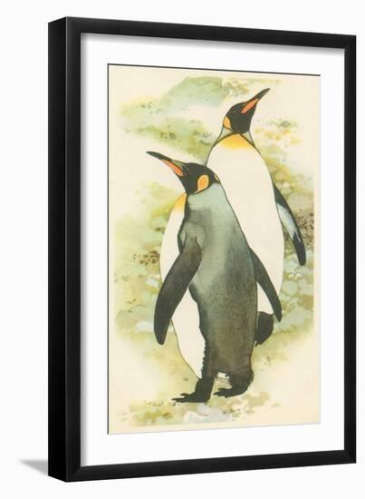 Emperor Penguins-null-Framed Art Print