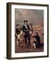 Emperor Peter the Great at Work-Wassilij Chudojarov-Framed Giclee Print