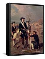 Emperor Peter the Great at Work-Wassilij Chudojarov-Framed Stretched Canvas