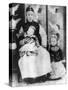 Emperor Pu Yi with Father and Brother Photograph - China-Lantern Press-Stretched Canvas