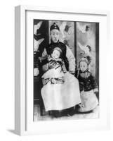 Emperor Pu Yi with Father and Brother Photograph - China-Lantern Press-Framed Art Print