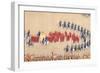 Emperor Qianlong's Review of the Grand Parade of Troops, Handscroll-null-Framed Giclee Print