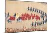 Emperor Qianlong's Review of the Grand Parade of Troops, Handscroll-null-Mounted Giclee Print