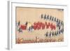 Emperor Qianlong's Review of the Grand Parade of Troops, Handscroll-null-Framed Giclee Print