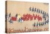Emperor Qianlong's Review of the Grand Parade of Troops, Handscroll-null-Stretched Canvas