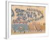 Emperor Qianlong's Review of the Grand Parade of Troops, Handscroll-null-Framed Giclee Print