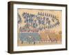 Emperor Qianlong's Review of the Grand Parade of Troops, Handscroll-null-Framed Giclee Print