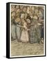 Emperor's New Clothes-Arthur Rackham-Framed Stretched Canvas