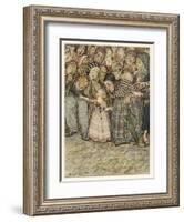 Emperor's New Clothes-Arthur Rackham-Framed Art Print