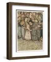 Emperor's New Clothes-Arthur Rackham-Framed Art Print