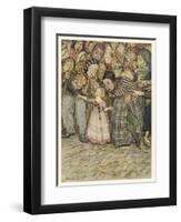 Emperor's New Clothes-Arthur Rackham-Framed Art Print