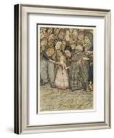 Emperor's New Clothes-Arthur Rackham-Framed Art Print