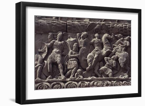 Emperor's Triumph over Persians, Detail of Relief of Arch of Galerius-null-Framed Giclee Print