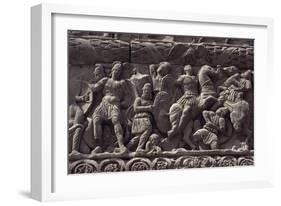 Emperor's Triumph over Persians, Detail of Relief of Arch of Galerius-null-Framed Giclee Print