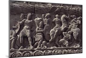 Emperor's Triumph over Persians, Detail of Relief of Arch of Galerius-null-Mounted Giclee Print