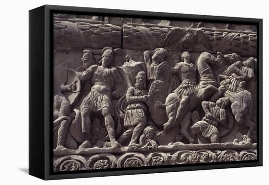 Emperor's Triumph over Persians, Detail of Relief of Arch of Galerius-null-Framed Stretched Canvas