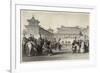 Emperor Tao-Kuang Reviews His Armed Forces in Peking-J.b. Allen-Framed Premium Giclee Print