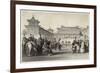 Emperor Tao-Kuang Reviews His Armed Forces in Peking-J.b. Allen-Framed Premium Giclee Print