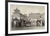 Emperor Tao-Kuang Reviews His Armed Forces in Peking-J.b. Allen-Framed Premium Giclee Print