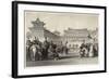 Emperor Tao-Kuang Reviews His Armed Forces in Peking-J.b. Allen-Framed Art Print