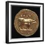 Emperor Tito Aureus Depicting Bull, Verso, Roman Coins AD-null-Framed Giclee Print