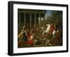 Emperor Titus Destroys the Temple in Jerusalem, 1638-1639-Nicolas Poussin-Framed Giclee Print