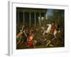 Emperor Titus Destroys the Temple in Jerusalem, 1638-1639-Nicolas Poussin-Framed Giclee Print