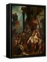 Emperor Trajan's Justice, 1840-Eugene Delacroix-Framed Stretched Canvas