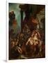 Emperor Trajan's Justice, 1840-Eugene Delacroix-Framed Premium Giclee Print