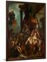 Emperor Trajan's Justice, 1840-Eugene Delacroix-Framed Premium Giclee Print