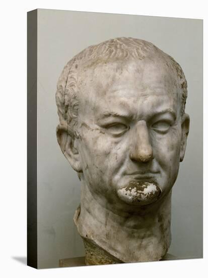 Emperor Vespasian (69-79 CE), Marble Head from Ostia, Italy-null-Stretched Canvas