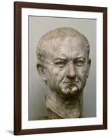 Emperor Vespasian (69-79 CE), Marble Head from Ostia, Italy-null-Framed Giclee Print