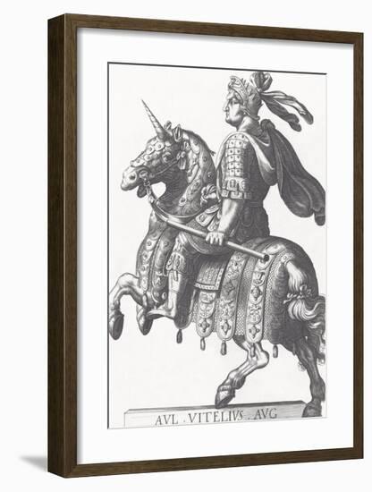 Emperor Vitellius-Antonio Tempesta-Framed Art Print