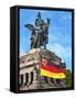 Emperor William I Statue, Koblenz, Germany-Miva Stock-Framed Stretched Canvas
