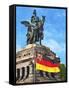 Emperor William I Statue, Koblenz, Germany-Miva Stock-Framed Stretched Canvas