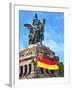 Emperor William I Statue, Koblenz, Germany-Miva Stock-Framed Photographic Print