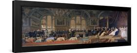 Empfang Siamesischer Gesandter Im Schloss Fontainebleau, 1861/1864-Jean Leon Gerome-Framed Giclee Print