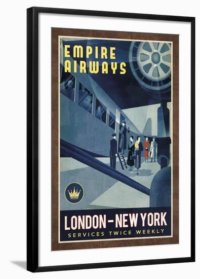 Empire Airways-Collection Caprice-Framed Giclee Print