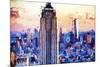 Empire Center - In the Style of Oil Painting-Philippe Hugonnard-Mounted Giclee Print