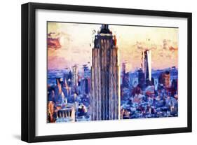 Empire Center - In the Style of Oil Painting-Philippe Hugonnard-Framed Giclee Print