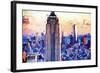 Empire Center - In the Style of Oil Painting-Philippe Hugonnard-Framed Giclee Print