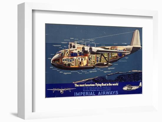 Empire Flying Boat-null-Framed Photographic Print